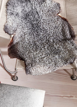 Lammfell Premium | Kurzhaar | Gotland | 100x70 cm Naturgrau