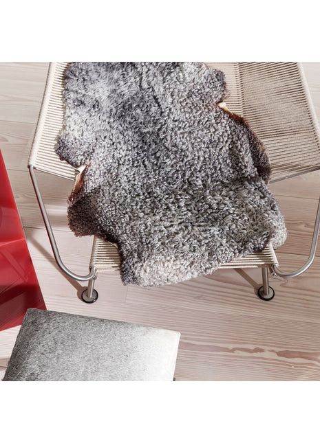 Lammfell Premium | Kurzhaar | Gotland | 100x70 cm Naturgrau