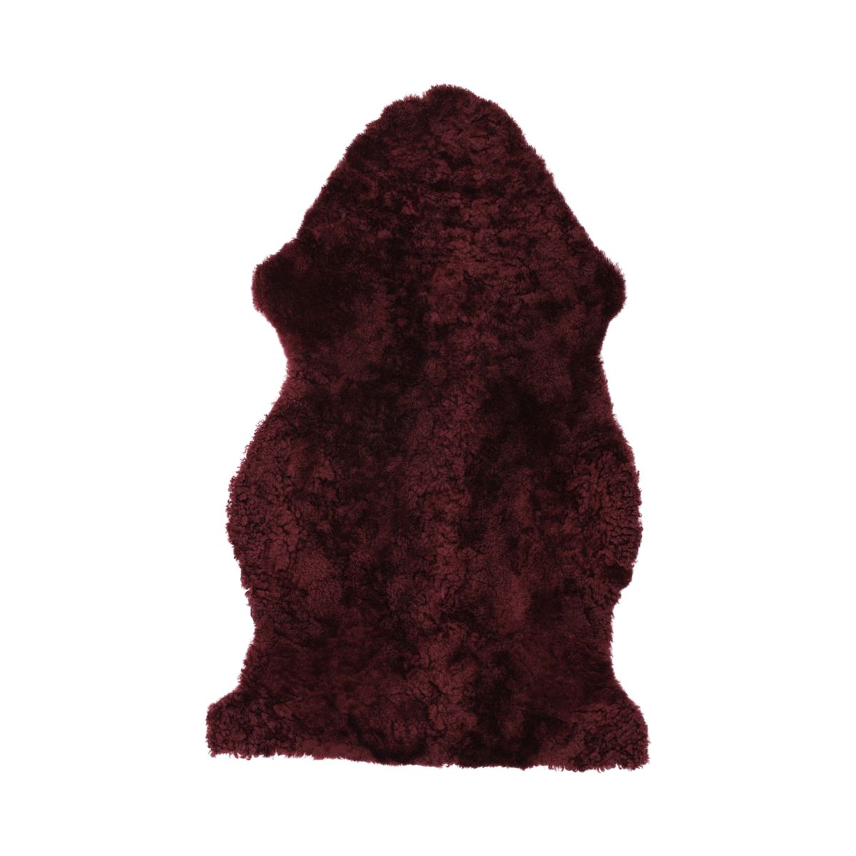 Merino Premium Lammfell | Kurzhaar | Neuseeland | 90x60 cm Bordeaux
