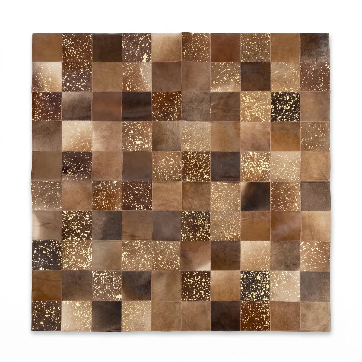 Kuhfell Design Teppich | Brasilien | 200x200 cm