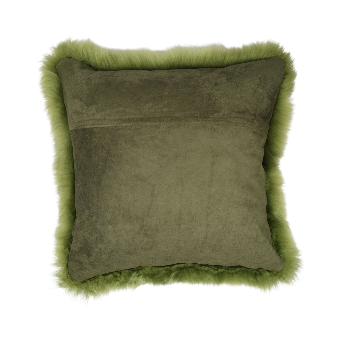 Fellkissen | Langhaar | Neuseeland | 50x50 cm Grün