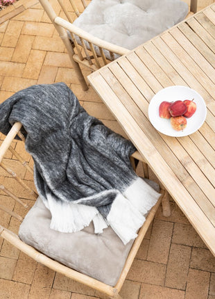 Lammfellkissen | Neuseeland | Mokassin | 45x45 cm Kastanie