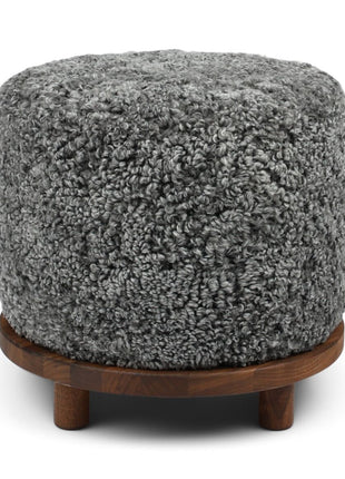 Simon Pouf | Kurzhaar | Neuseeland | D46x52 cm Grafit