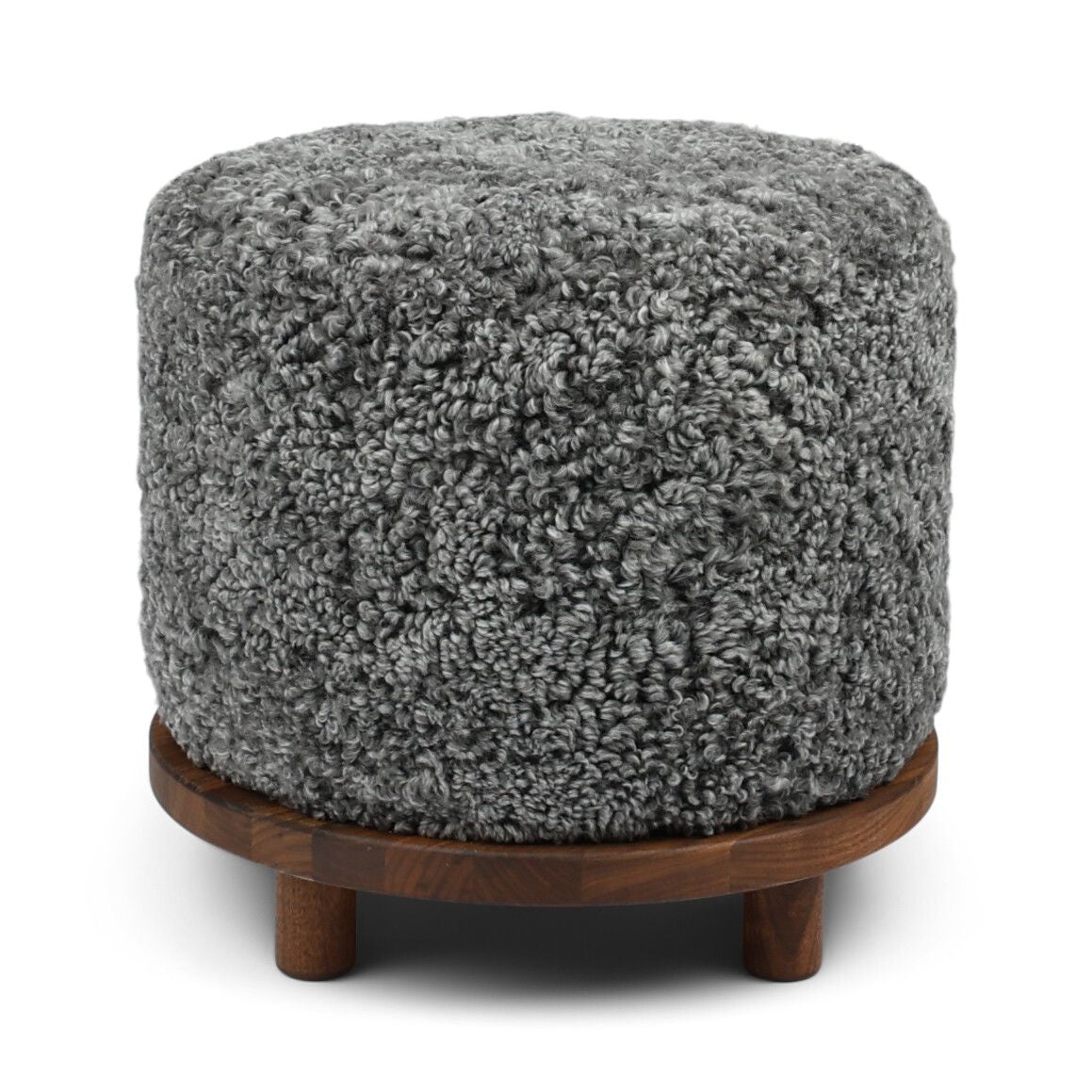 Simon Pouf | Kurzhaar | Neuseeland | D46x52 cm Grafit