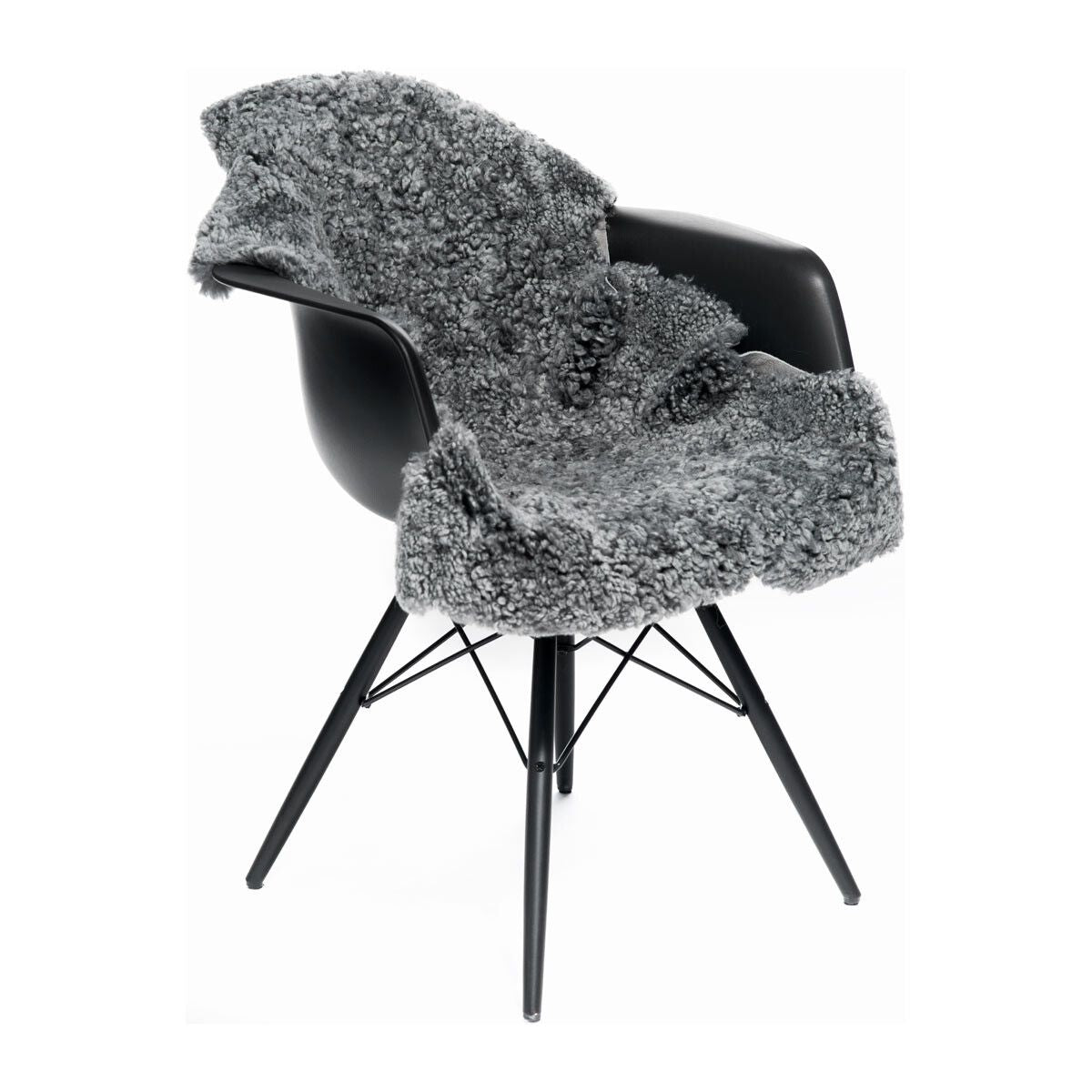 Merino Premium Lammfell | Kurzhaar | Neuseeland | 115x60 cm Hellgrau Schneespitze