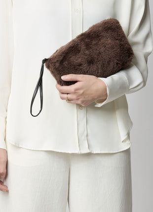 Nelly Clutch | Neuseeland | Lammwolle Beige
