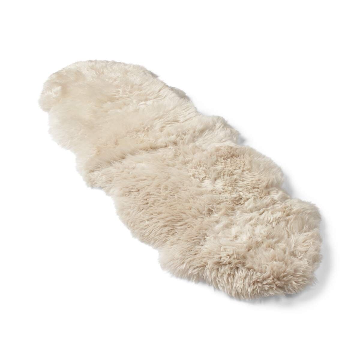 Merino Doppeltes Lammfell | Langhaar | Neuseeland | 170x60 cm