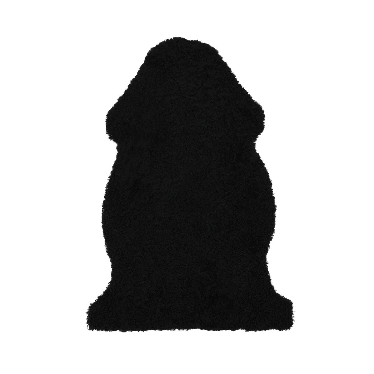 Schaffell | Kurzhaar | Neuseeland | 90x60 cm Schwarz
