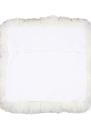 Fellkissenbezug | Langhaar | Neuseeland | 50,5x50,5 cm Wolf-Spitze