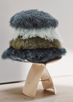 Lammfellkissen Premium | Tibet | 40x40 cm Arctic Sunrise