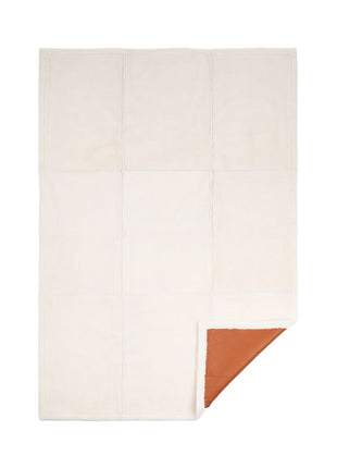 Addison Decke | Kurzhaar | Neuseeland | Doubleface Lederbraun/Elfenbein