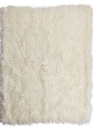 Plaid | Tibet | 140x180 cm Weiß