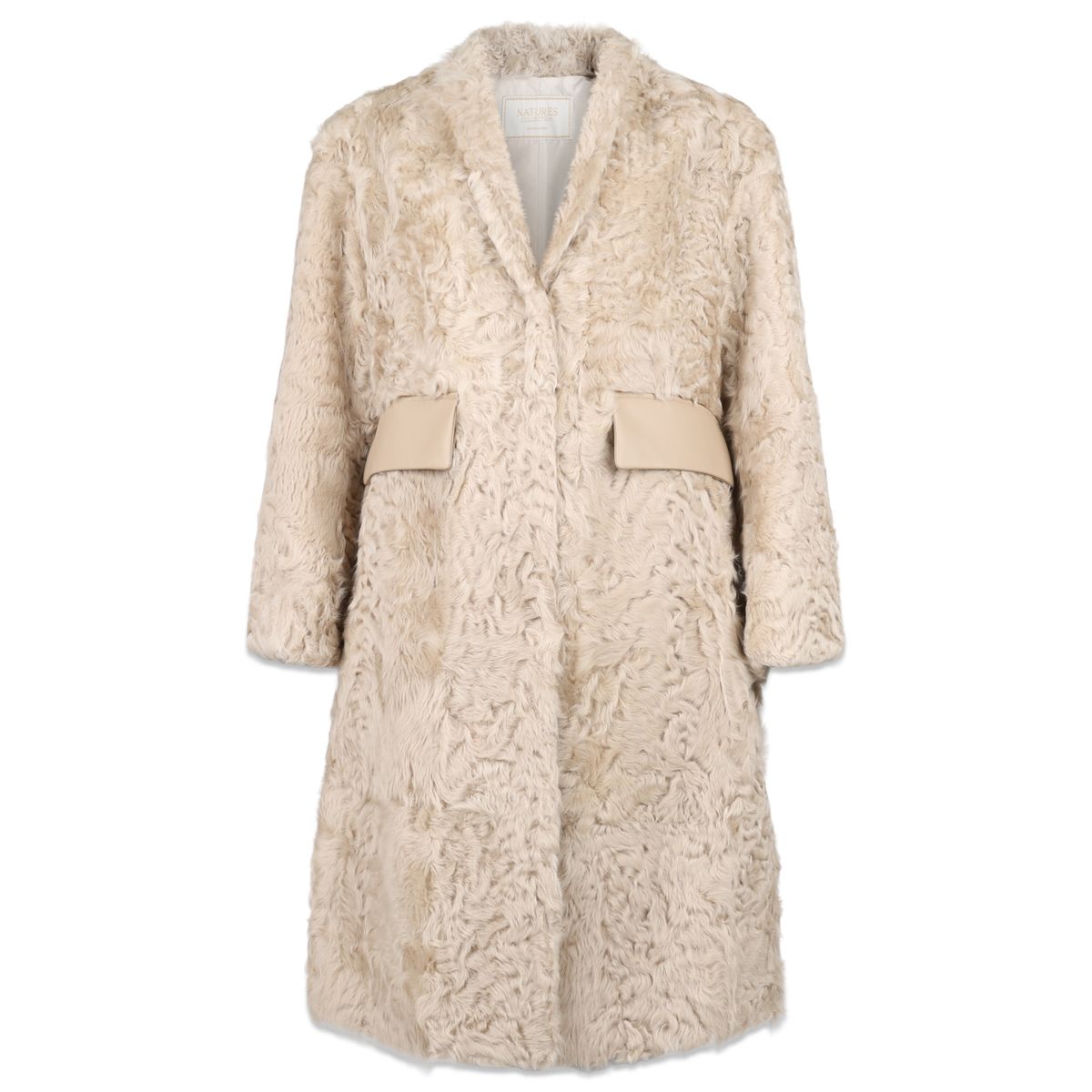 Sofia Jacke | Kalgan Lammfell Beige