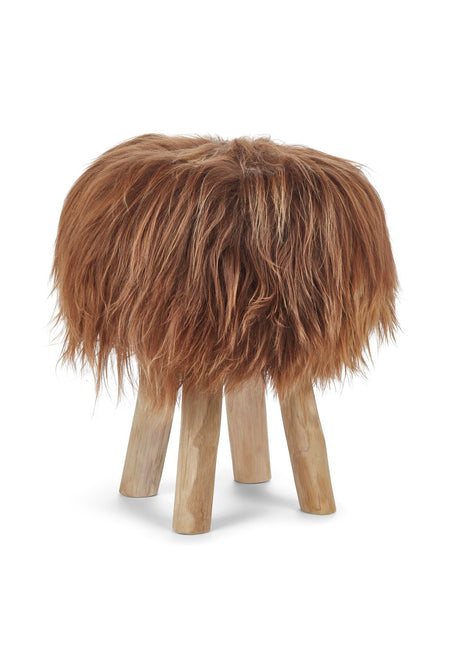 Hocker Premium | Teakholz | Ohne Bezug | 34x48 cm