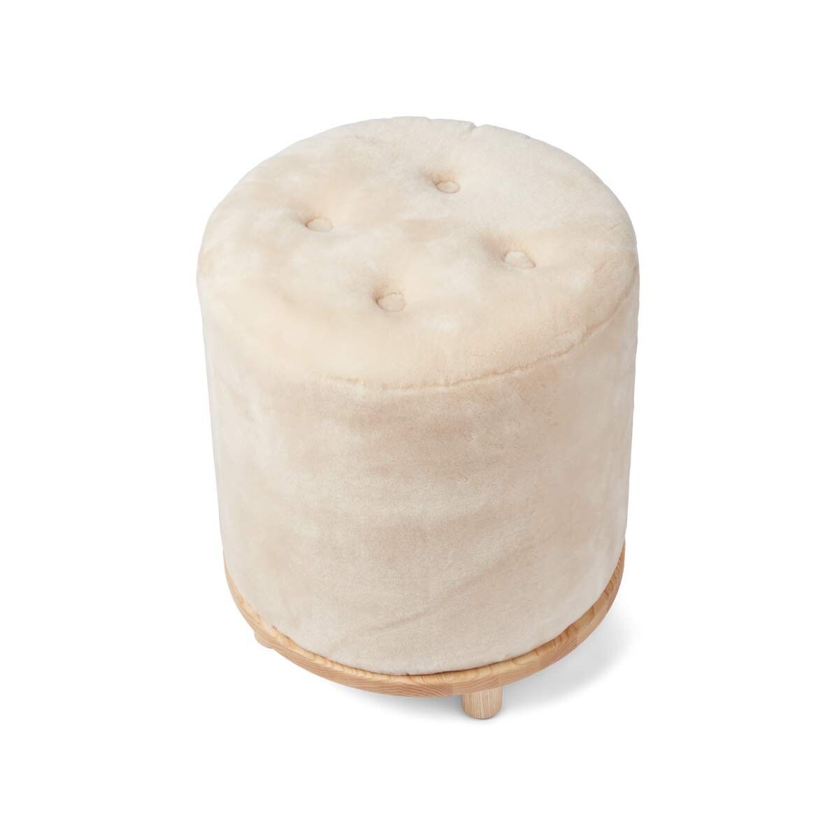 Simon Pouf | Neuseeland | Mokassin | D46x52 cm