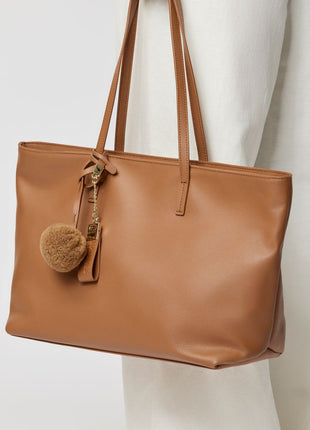 Audrey Shopper | Lammleder Beige