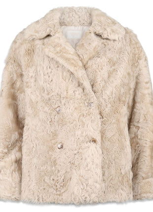 Valeria Jacke | Kalgan Lammfell Beige