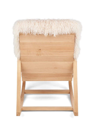 Schaukelstuhl | Tibet | Skandinavischer Design Esche natürliches Öl