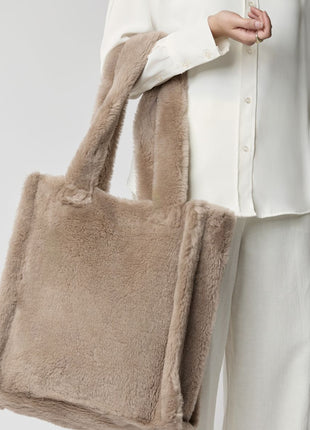 Maxi Glory Shopper | Neuseeland | Lammwolle Beige