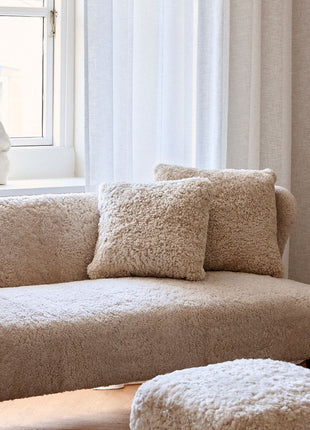 Fellkissen | Kurzhaar | Neuseeland | 40x40 cm Mondlicht