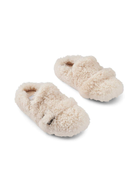 Fluffy Curly Slippers | Lammfell