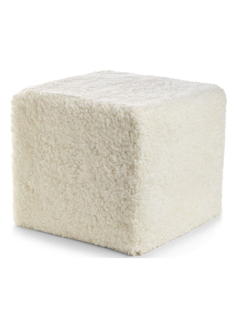 Lammfellpouf Premium | Kurzhaar | Neuseeland | 40x40x35 cm