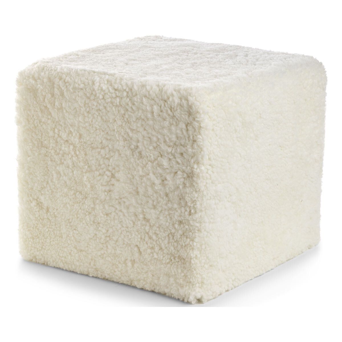 Lammfellpouf Premium | Kurzhaar | Neuseeland | 40x40x35 cm