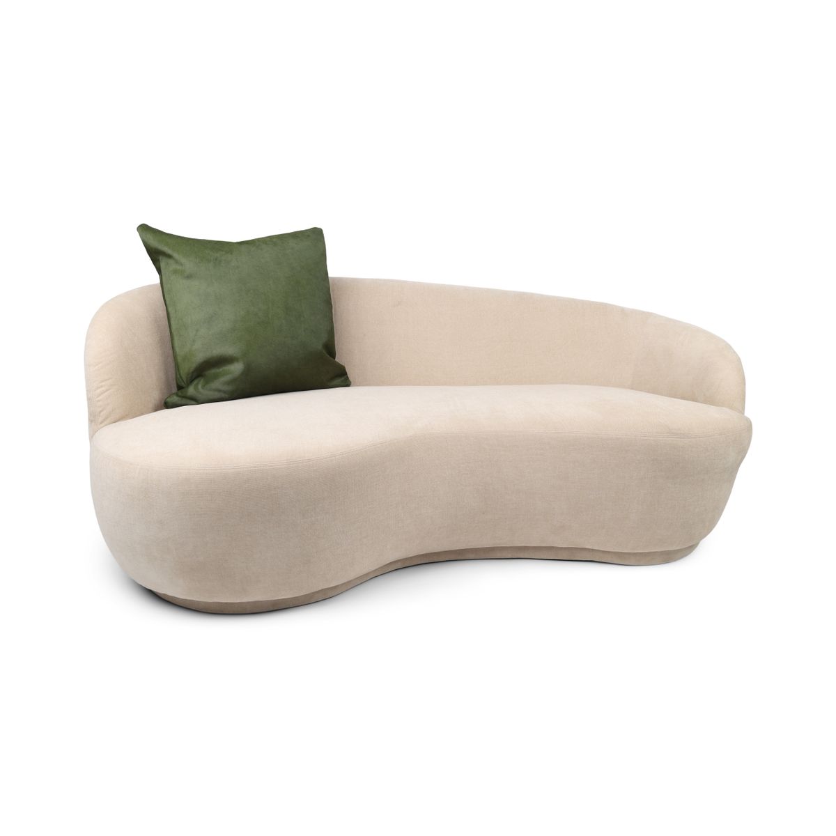 Premium Kuhfellkissen | Doppelseitig | 41x41 cm, 52x52 cm & 61x61 cm Khaki Grün