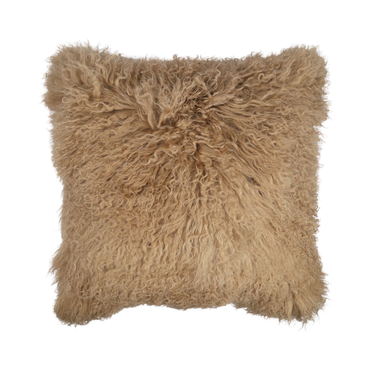 Fellkissen | Tibet | 50x50 cm Sand Taupe