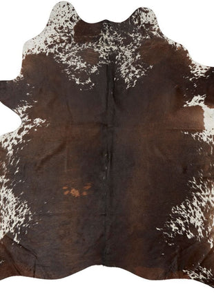 Unika Kuhfell | Dunkelbraun/Rot | 2,9 qm