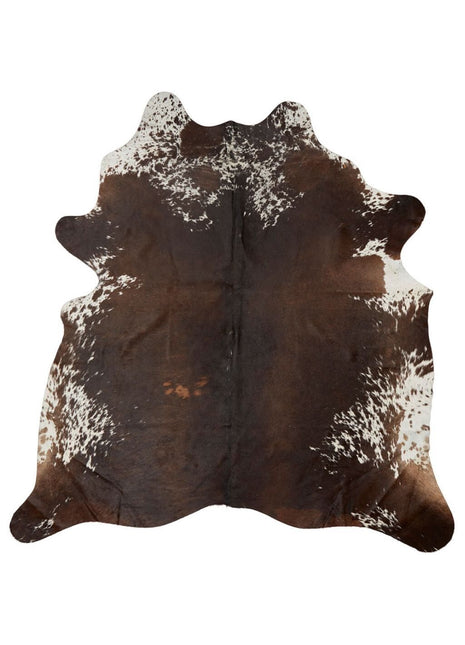 Unika Kuhfell | Dunkelbraun/Rot | 2,9 qm