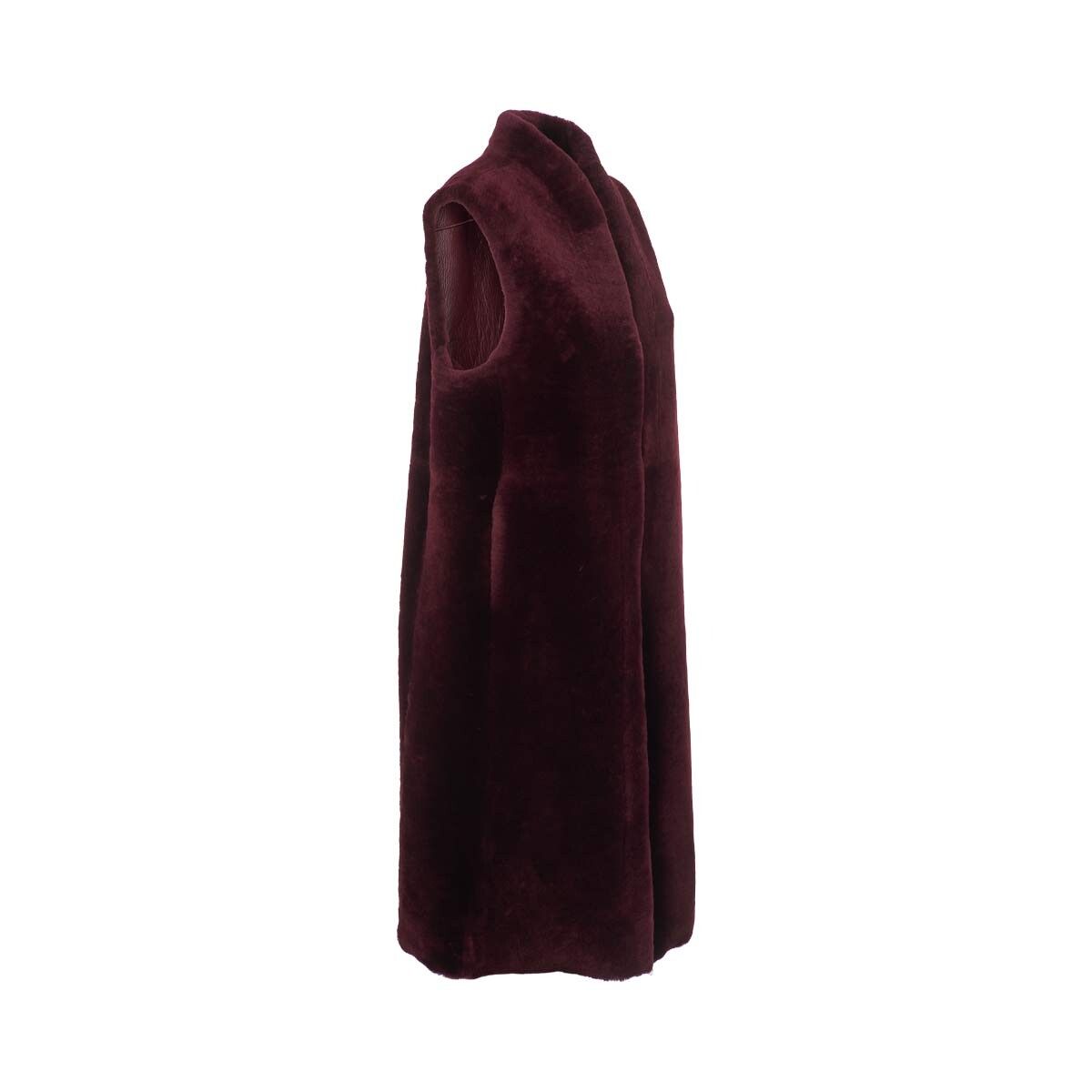 Carmen Weste | Shearling Bordeaux