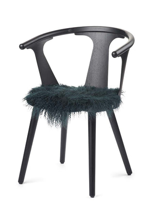 Lammfell Stuhlauflage | Tibet | D38 cm Kaspisch