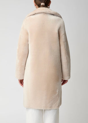Ivy Mantel | Doubleface Beige