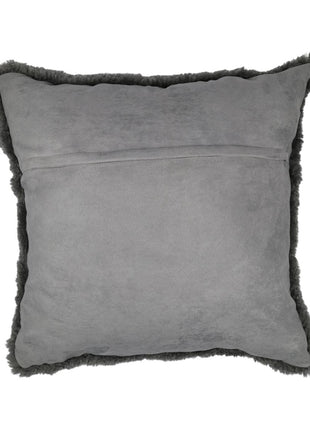 Fellkissen | Kurzhaar | Neuseeland | 50x50 cm Skandinavisch Hellgrau