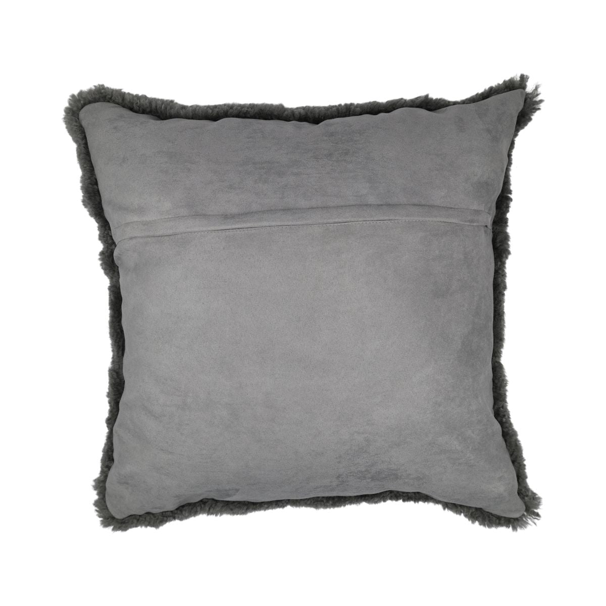 Fellkissen | Kurzhaar | Neuseeland | 50x50 cm Skandinavisch Hellgrau