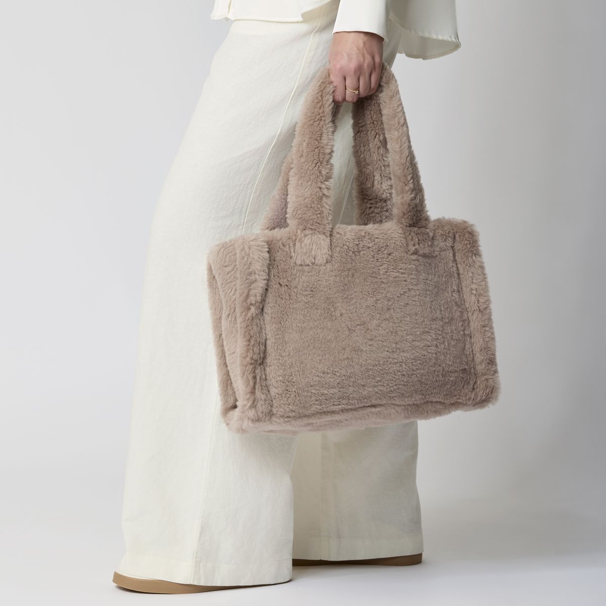 Mini Glory Shopper | Neuseeland | Lammwolle Beige