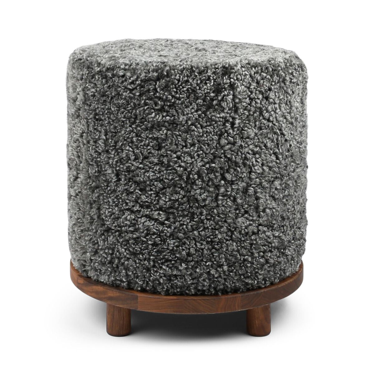 Simon Pouf | Kurzhaar | Neuseeland | D46x52 cm Grafit