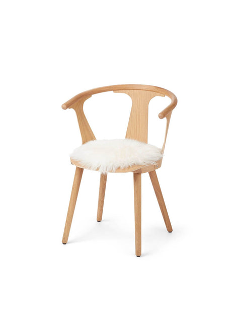 Sitzkissen 2er Pack | Lammfell | D35 cm