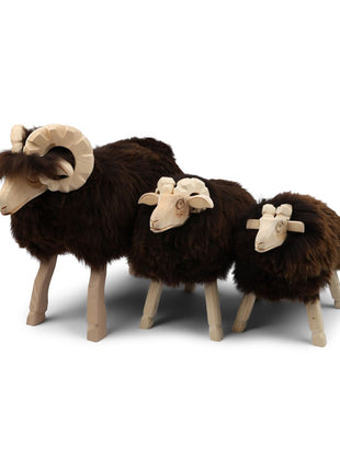 Alpinschaf Naturbraun