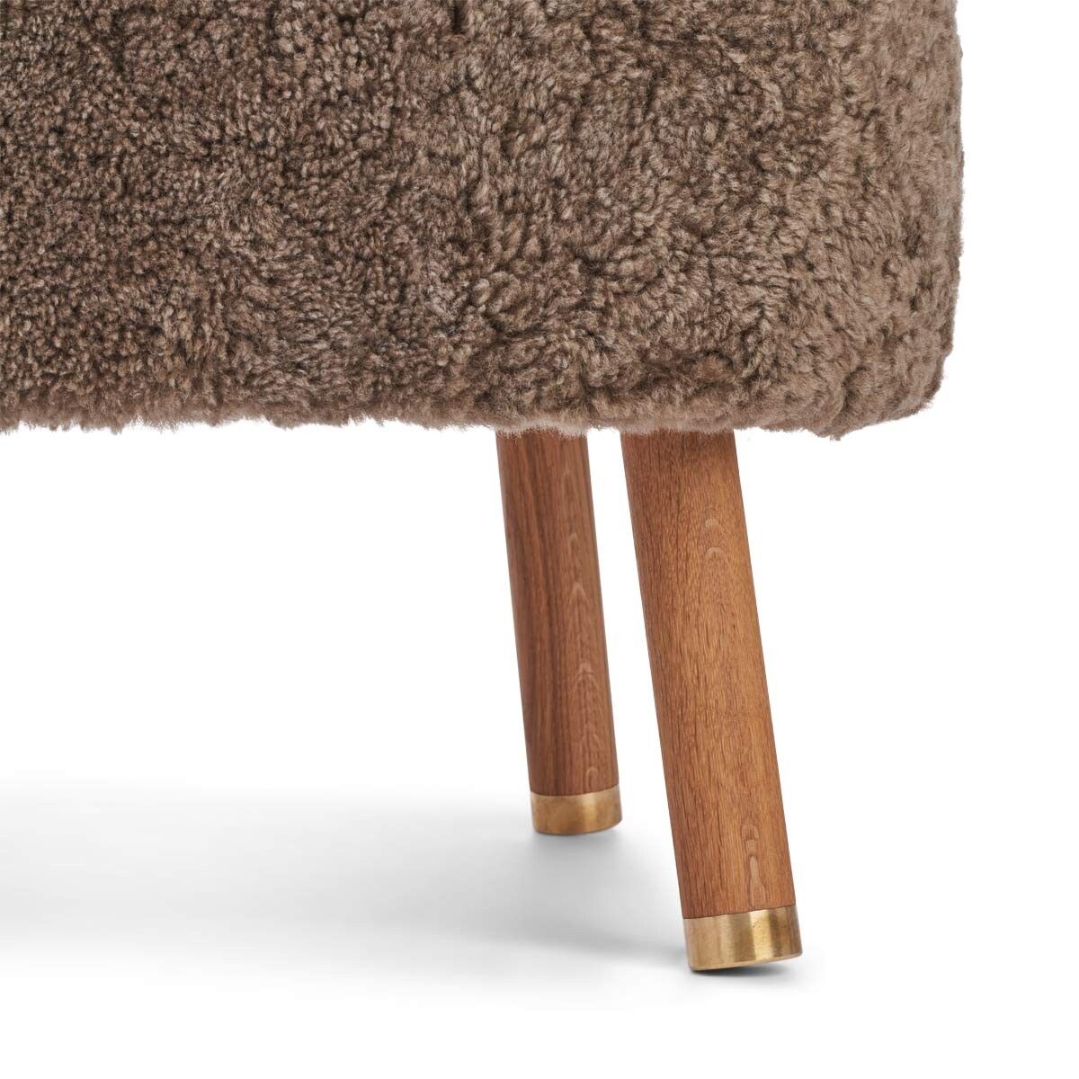 Emil Hocker | Premium Lammfell | Kurzhaar Taupe