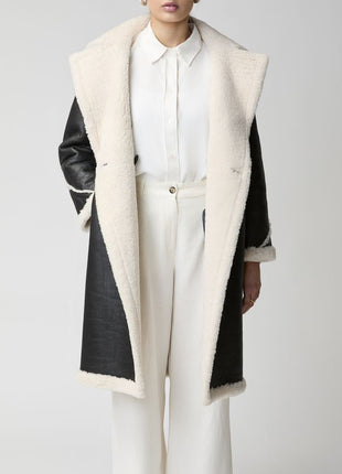 Savannah Mantel | Lammwolle Beige