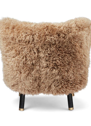 Emil Loungesessel | Premium Lammfell | Langhaar Honig