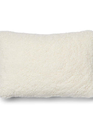 Lammfellkissen | Kurzhaar | Neuseeland | 100% Wolle | 52x52 cm | 34x52 cm Silber/Elfenbein