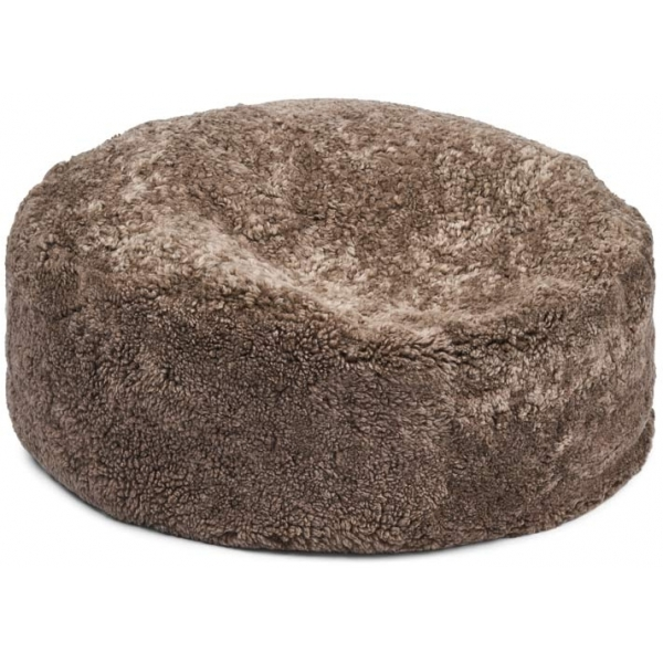 Lammfell Sitzsack | Kurzhaar | Neuseeland | 75x28 cm Taupe