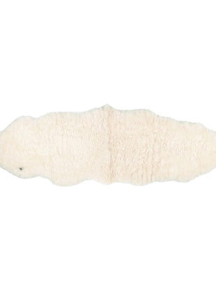Doppeltes Lammfell Premium | Kurzhaar | Island | 180x60 cm Weißlich