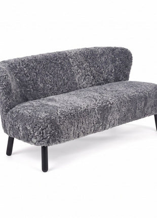Emanuel Sofa | Zweisitzer | Design Möbel Hellgrau
