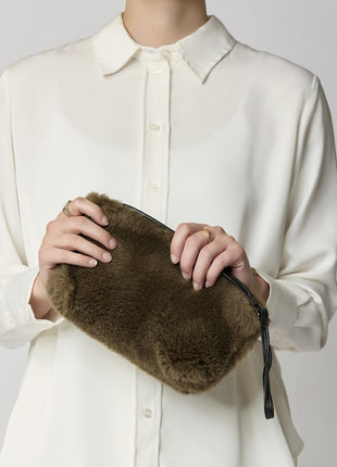Nelly Clutch | Neuseeland | Lammwolle Beige