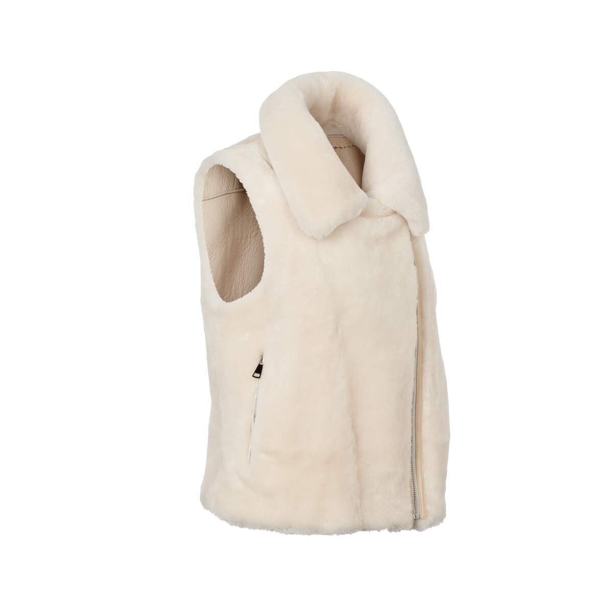 Eily Weste | Shearling Weiß