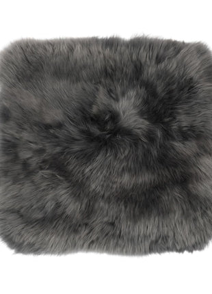 Fellkissenbezug | Langhaar | Neuseeland | 50,5x50,5 cm Stahl